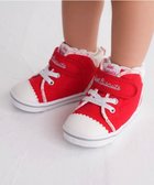 【ミキハウスホットビスケッツ/MIKI HOUSE HOT BISCUITS / KIDS】の【14-16cm】 小花柄 パイピング セカンドベビーシューズ 赤|ID: prp329100004779394 ipo3291000000034664373