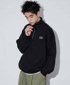 【ウィゴー/WEGO / MEN】のワンポイントハーフジッププルオーバー ブラック|ID: prp329100004779407 ipo3291000000034664425