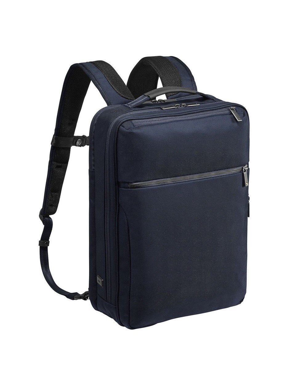 【エース バッグズ アンド ラゲッジ/ACE BAGS & LUGGAGE / MEN】のace. エース ガジェタブル CB バックパック 13L B4 15インチPC対応 インテリア・キッズ・メンズ・レディースファッション・服の通販 founy(ファニー) 　ファッション　Fashion　メンズファッション　Fashion for Men　バッグ　Bags　オックス　Oxford Fabric　クッション　Cushion, Throw Pillow　傘　Umbrella, Parasol　吸水　Absorbent, Quick-Dry　軽量　Lightweight, Ultra Light　シンプル　Simple, Minimal　スマート　Smart, Elegant　スリム　Slim, Slim Fit　セットアップ　Set-Up, Coordinated Outfit　定番　Standard, Basic Item　フロント　Front, Front Design　ポケット　Pocket, Pocket Detail　メガネ　Glasses, Eyewear　メッシュ　Mesh, Net Fabric　メンズ　Men's, Menswear　ラウンド　Round, Round Neck　リュック　Backpack, Rucksack　ビジネス 仕事 通勤　Business / Work / Commuting　ネイビー|ID: prp329100004779408 ipo3291000000034664432