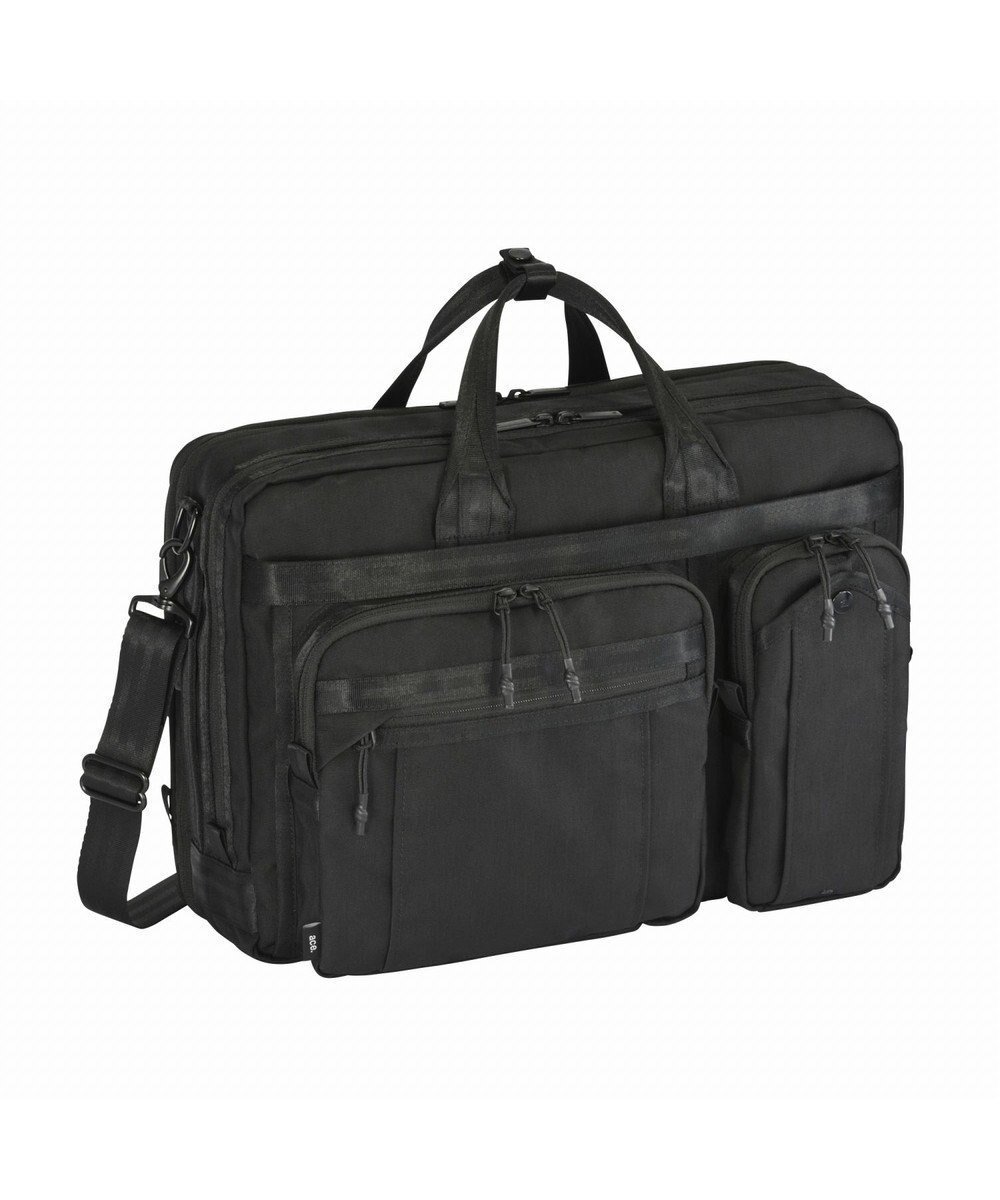 【エース バッグズ アンド ラゲッジ/ACE BAGS & LUGGAGE / MEN】のace. デュラムーブ ビジネスバッグ 2気室 68137 エース インテリア・キッズ・メンズ・レディースファッション・服の通販 founy(ファニー) 　ファッション　Fashion　メンズファッション　Fashion for Men　バッグ　Bags　ショルダー　Shoulder, Shoulder Strap　セットアップ　Set-Up, Coordinated Outfit　ポケット　Pocket, Pocket Detail　メッシュ　Mesh, Net Fabric　スーツケース キャリーケース　Suitcase / Carry Case　ビジネス 仕事 通勤　Business / Work / Commuting　ブラック|ID: prp329100004779411 ipo3291000000034664438