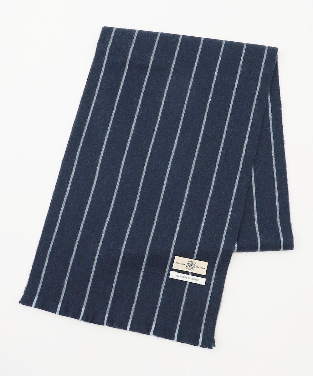 【ジェイ プレス/J.PRESS / MEN】のカシミヤマフラー レジメンタルストライプ インテリア・キッズ・メンズ・レディースファッション・服の通販 founy(ファニー) 　ファッション　Fashion　メンズファッション　Fashion for Men　スヌード　Snood, Infinity Scarf　マフラー　Scarf, Muffler　A/W・秋冬　Autumn/Winter　ブルー系1|ID: prp329100004779413 ipo3291000000034664454