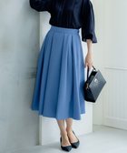 【組曲/KUMIKYOKU】の【洗える・4色展開】ウーステッドライクギャバ スカート ブルー系|ID: prp329100004779431 ipo3291000000034664591