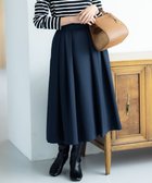 【組曲/KUMIKYOKU】の【洗える・4色展開】ウーステッドライクギャバ スカート ネイビー系|ID: prp329100004779431 ipo3291000000034664592