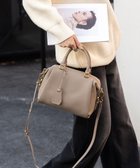 【スタイルコード/STYLE CODE】のLyrss 牛革 ボストンバッグ グレー|ID: prp329100004779971 ipo3291000000034674339