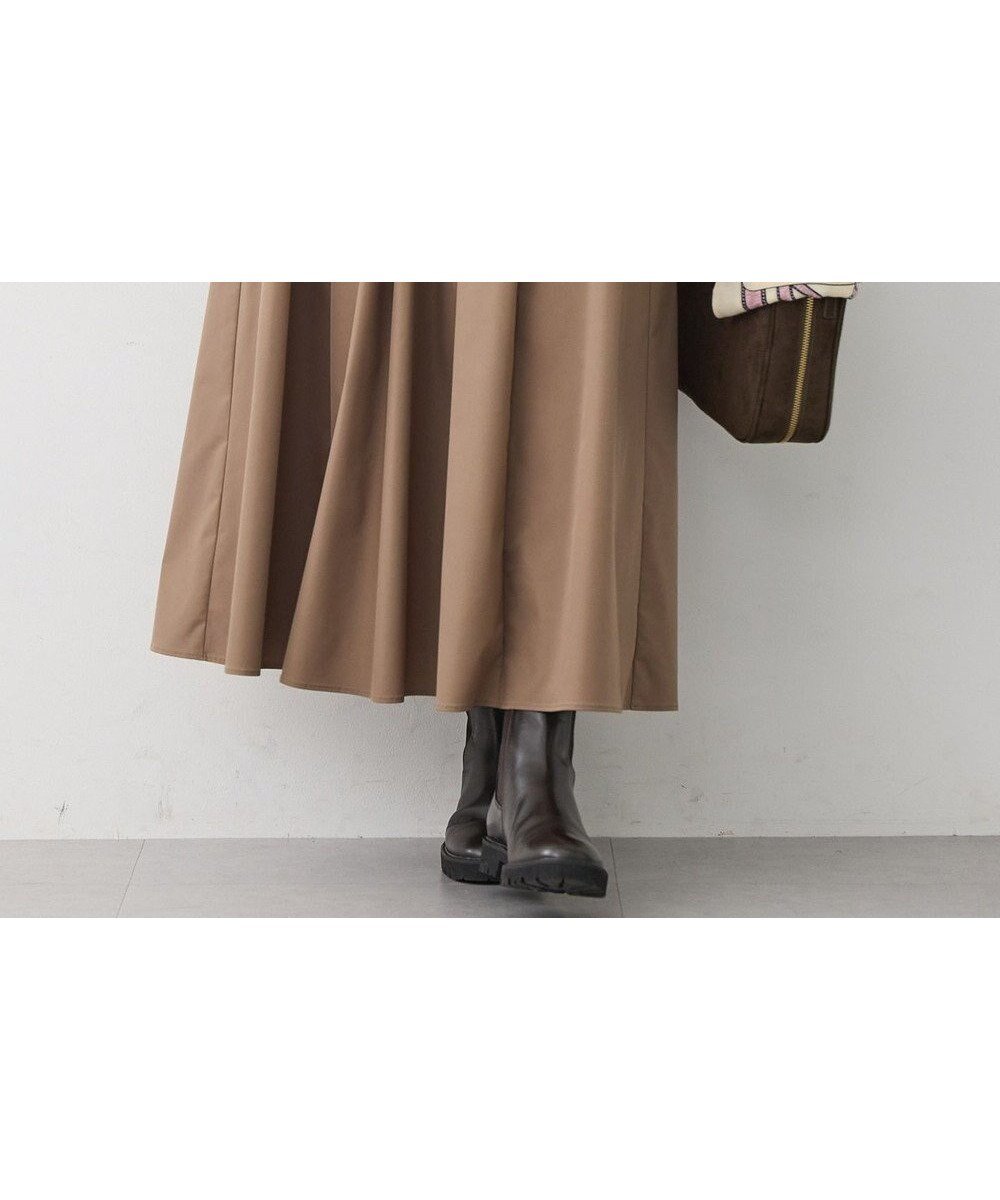 【23区/NIJYUSANKU】の【先行予約/撥水加工/洗える】ブライトタフタ タック スカート インテリア・キッズ・メンズ・レディースファッション・服の通販 founy(ファニー) 　ファッション　Fashion　レディースファッション　Fashion for Women　スカート　Skirts　洗える　Machine Washable　ジャケット　Jacket, Outerwear　ストレッチ　Stretch, Stretchy Fabric　タフタ　Taffeta, Structured Fabric　ランダム　Random, Irregular　A/W・秋冬　Autumn/Winter　S/S・春夏　SS, Spring/Summer, Warm Season　夏　Summer　エレガント 上品　Elegant　ブラウン系|ID: prp329100004779974 ipo3291000000034674350