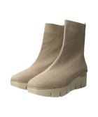 【インター ショシュール/INTER-CHAUSSURES】の【BUSSOLA】ニットショートブーツ ベージュ雑材|ID: prp329100004779976 ipo3291000000034674358