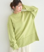 【アースミュージックアンドエコロジー/earth music&ecology】の【毛玉防止 / 洗濯機洗い可】アンチピリングモックネックバックスリットニット 人気、トレンドファッション・服の通販 founy(ファニー) ファッション Fashion レディースファッション Fashion for Women トップス・カットソー Cut & Sew Tops ニット Knit Tops & Sweaters スリット Slit, Slit Detail センター Center, Center Line セーター Sweater, Knitwear ポケット Pocket, Pocket Detail 洗える Machine Washable A/W・秋冬 Autumn/Winter thumbnail Lime Green|ID: prp329100004779979 ipo3291000000035569109