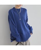 【アースミュージックアンドエコロジー/earth music&ecology】の【毛玉防止 / 洗濯機洗い可】アンチピリングモックネックバックスリットニット 人気、トレンドファッション・服の通販 founy(ファニー) ファッション Fashion レディースファッション Fashion for Women トップス・カットソー Cut & Sew Tops ニット Knit Tops & Sweaters スリット Slit, Slit Detail センター Center, Center Line セーター Sweater, Knitwear ポケット Pocket, Pocket Detail 洗える Machine Washable A/W・秋冬 Autumn/Winter thumbnail Blue|ID: prp329100004779979 ipo3291000000035569110