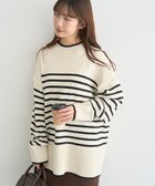 【アースミュージックアンドエコロジー/earth music&ecology】の【毛玉防止 / 洗濯機洗い可】アンチピリングモックネックバックスリットニット 人気、トレンドファッション・服の通販 founy(ファニー) ファッション Fashion レディースファッション Fashion for Women トップス・カットソー Cut & Sew Tops ニット Knit Tops & Sweaters スリット Slit, Slit Detail センター Center, Center Line セーター Sweater, Knitwear ポケット Pocket, Pocket Detail 洗える Machine Washable A/W・秋冬 Autumn/Winter thumbnail Border Ivory|ID: prp329100004779979 ipo3291000000035569111