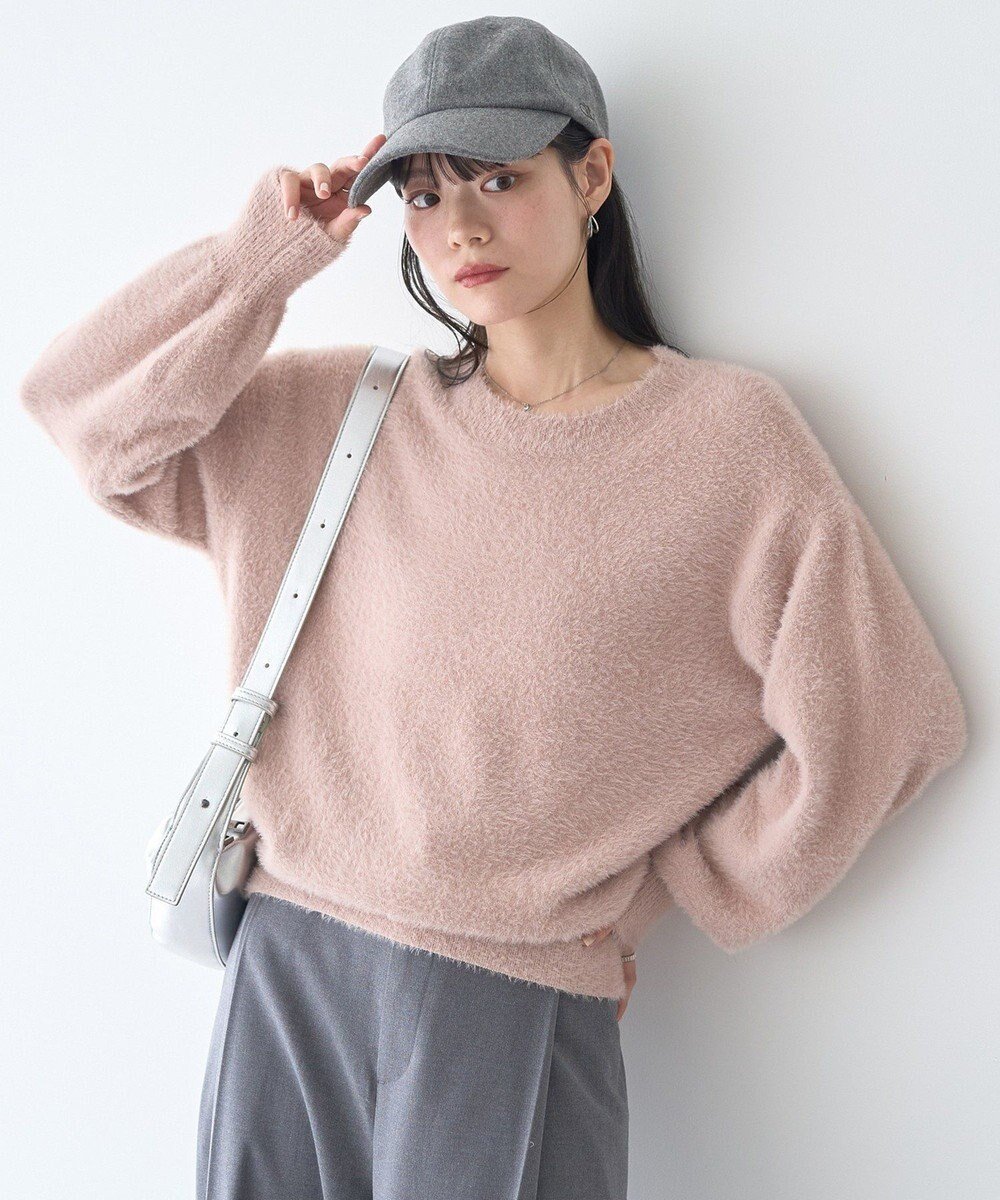 【アースミュージックアンドエコロジー/earth music&ecology】のミニシャギープルオーバー インテリア・キッズ・メンズ・レディースファッション・服の通販 founy(ファニー) 　ファッション　Fashion　レディースファッション　Fashion for Women　トップス・カットソー　Cut & Sew Tops　ニット　Knit Tops & Sweaters　カジュアルプルオーバー・ニットトップス　Pullovers & Knit Tops / Casual Pullovers　おすすめ　Recommended / Our Picks　コンパクト　Compact, Small Size　スニーカー　Sneakers, Trainers　スリーブ　Sleeve, Long Sleeve / Short Sleeve　セーター　Sweater, Knitwear　ダウン　Down, Puffer　デニム　Denim, Jeans Material　トレンド　Trend, Trending Now　バランス　Balance, Style Balance　フェミニン　Feminine, Girly　ポケット　Pocket, Pocket Detail　冬　Winter / This Winter　A/W・秋冬　Autumn/Winter　Light Pink|ID: prp329100004779981 ipo3291000000034674384