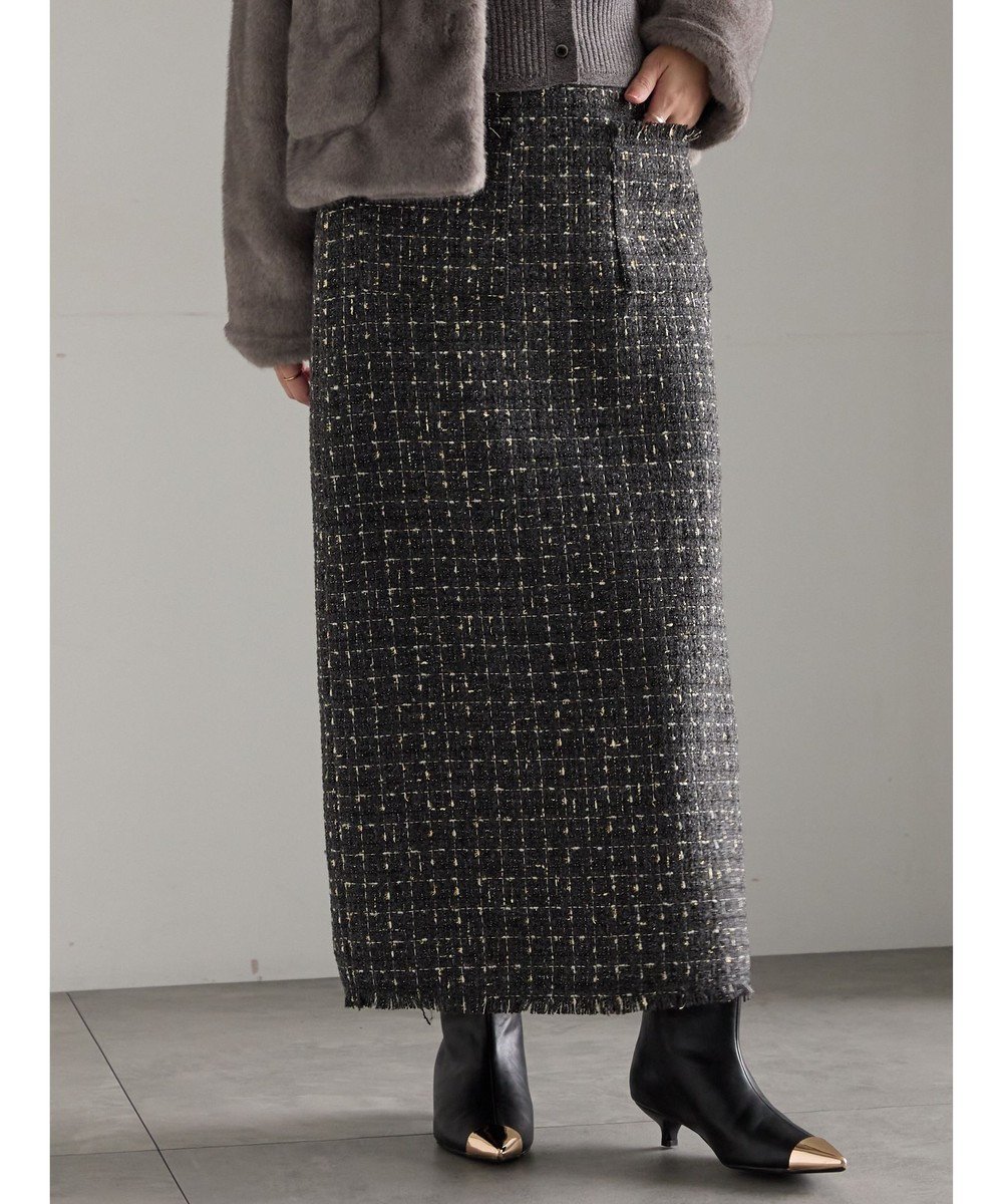 【テチチ/Te chichi】のツィードロングナロースカート《2025winter catalog item》 人気、トレンドファッション・服の通販 founy(ファニー) ファッション Fashion レディースファッション Fashion for Women スカート Skirts 2025年 2025 2025-2026秋冬・A/W Autumn/Winter 2025–26 AW25–26 冬 Winter / This Winter おすすめ Recommended / Our Picks クラシカル Classical, Vintage-Inspired シンプル Simple, Minimal チェック Check, Plaid, Tartan ツイード Twill, Twill Weave フィット Fit, Slim Fit フリンジ Fringe, Tassel 夏 Summer S/S・春夏 SS, Spring/Summer, Warm Season A/W・秋冬 Autumn/Winter other-1|ID: prp329100004779986 ipo3291000000035521191