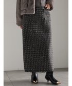 【テチチ/Te chichi】のツィードロングナロースカート《2025winter catalog item》 チャコールグレー|ID: prp329100004779986 ipo3291000000035521192