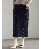 【テチチ/Te chichi】のビジューデザインナロースカート《2025winter catalog item》 ネイビー|ID: prp329100004779988 ipo3291000000034674406