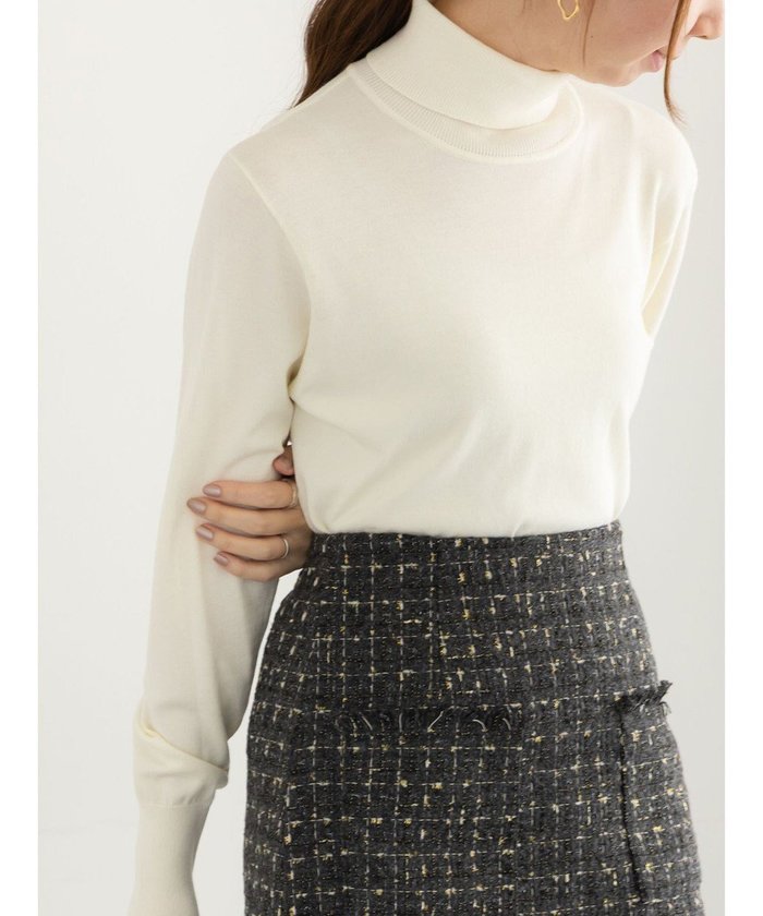 【テチチ/Te chichi】のタートルネックプルオーバー《2025winter catalog item》 インテリア・キッズ・メンズ・レディースファッション・服の通販 founy(ファニー) https://founy.com/ ファッション Fashion レディースファッション Fashion for Women トップス・カットソー Cut & Sew Tops ニット Knit Tops & Sweaters カジュアルプルオーバー・ニットトップス Pullovers & Knit Tops / Casual Pullovers タートルネック・ハイネックトップス Turtlenecks & High-Neck Tops 2025年 2025 2025-2026秋冬・A/W Autumn/Winter 2025–26 AW25–26 冬 Winter / This Winter おすすめ Recommended / Our Picks インナー Innerwear カーディガン Cardigan, Knitwear シンプル Simple, Minimal ジャケット Jacket, Outerwear セーター Sweater, Knitwear タートルネック Turtleneck, High Neck エレガント 上品 Elegant 夏 Summer 定番 Standard, Basic Item S/S・春夏 SS, Spring/Summer, Warm Season A/W・秋冬 Autumn/Winter |ID: prp329100004779989 ipo3291000000034674407