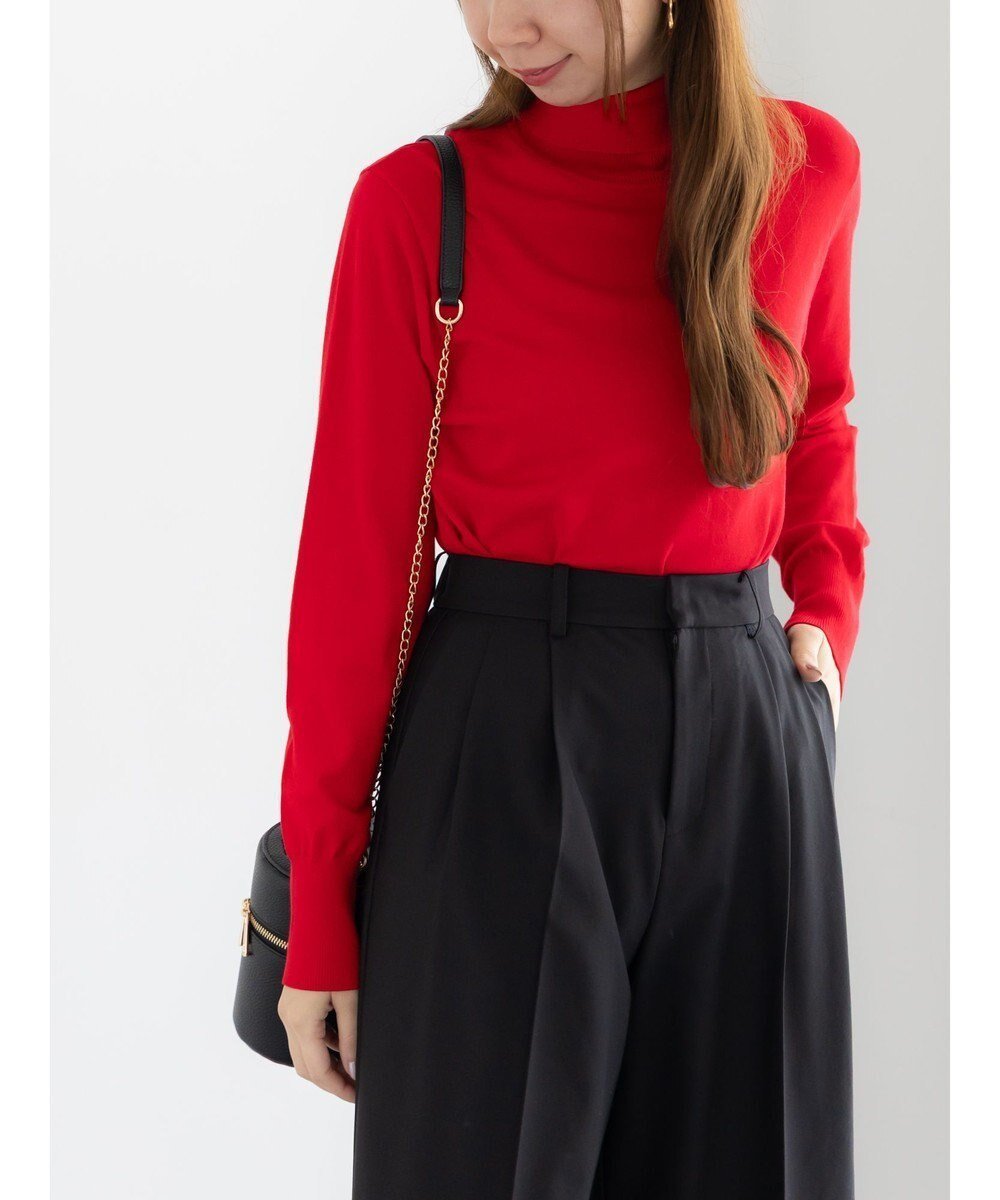 【テチチ/Te chichi】のタートルネックプルオーバー《2025winter catalog item》 インテリア・キッズ・メンズ・レディースファッション・服の通販 founy(ファニー) ファッション Fashion レディースファッション Fashion for Women トップス・カットソー Cut & Sew Tops ニット Knit Tops & Sweaters カジュアルプルオーバー・ニットトップス Pullovers & Knit Tops / Casual Pullovers タートルネック・ハイネックトップス Turtlenecks & High-Neck Tops 2025年 2025 2025-2026秋冬・A/W Autumn/Winter 2025–26 AW25–26 冬 Winter / This Winter おすすめ Recommended / Our Picks インナー Innerwear カーディガン Cardigan, Knitwear シンプル Simple, Minimal ジャケット Jacket, Outerwear セーター Sweater, Knitwear タートルネック Turtleneck, High Neck エレガント 上品 Elegant 夏 Summer 定番 Standard, Basic Item S/S・春夏 SS, Spring/Summer, Warm Season A/W・秋冬 Autumn/Winter レッド|ID: prp329100004779989 ipo3291000000034674411