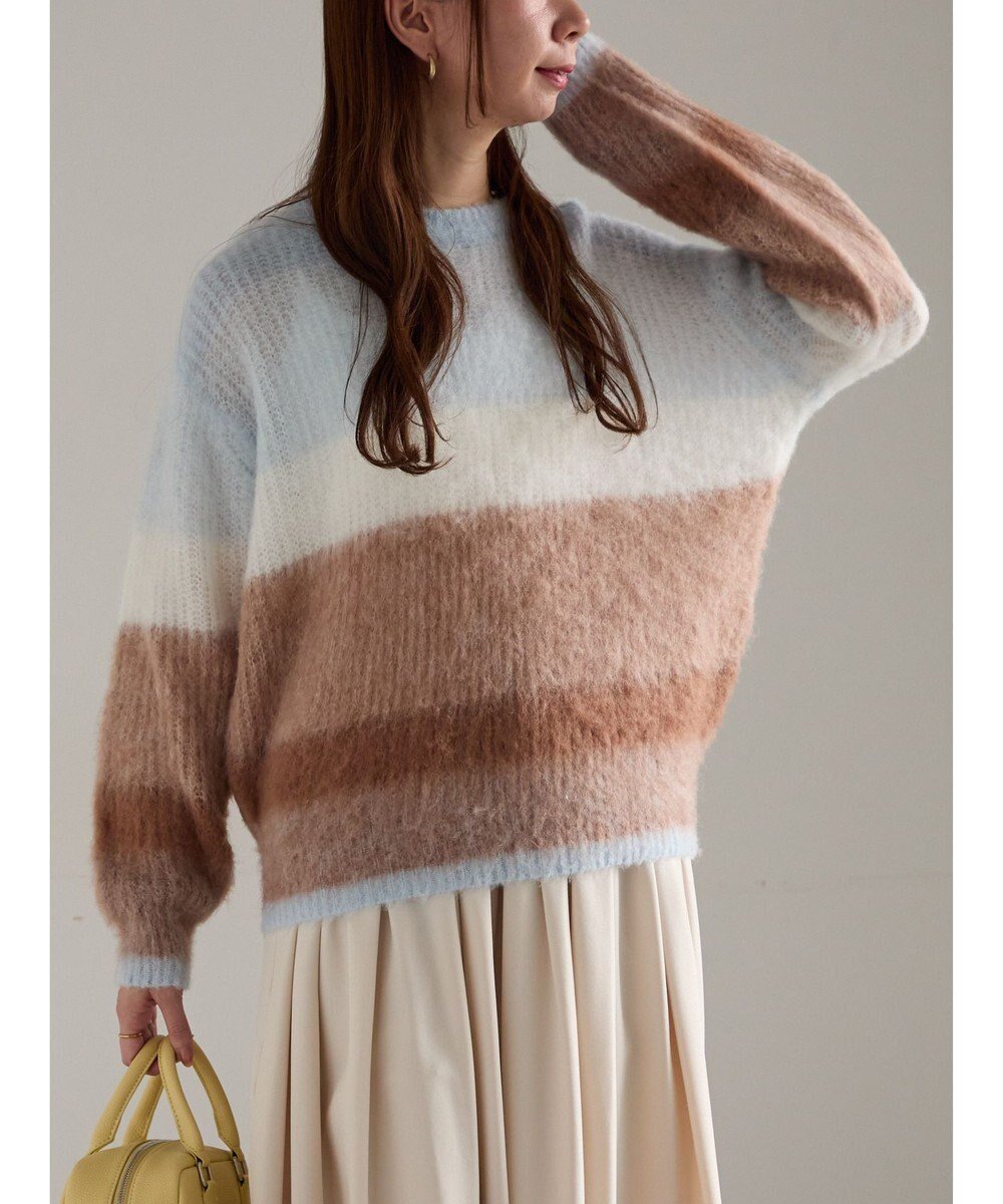 【テチチ/Te chichi】のグラデーションニット《2025winter catalog item》 インテリア・キッズ・メンズ・レディースファッション・服の通販 founy(ファニー) ファッション Fashion レディースファッション Fashion for Women トップス・カットソー Cut & Sew Tops ニット Knit Tops & Sweaters 2025年 2025 2025-2026秋冬・A/W Autumn/Winter 2025–26 AW25–26 冬 Winter / This Winter グラデーション Gradient, Ombre セーター Sweater, Knitwear 夏 Summer S/S・春夏 SS, Spring/Summer, Warm Season 畦 Ribbed Knit A/W・秋冬 Autumn/Winter サックスブルー|ID: prp329100004779990 ipo3291000000034674415