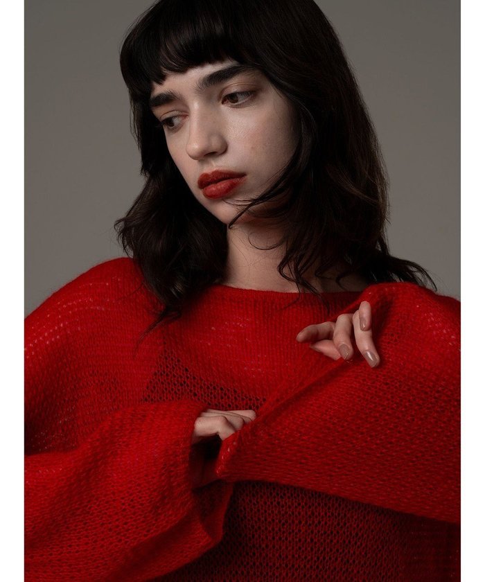 【テチチ/Te chichi】の【R by Te chichi】シアールーズニット《2025winter catalog item》 インテリア・キッズ・メンズ・レディースファッション・服の通販 founy(ファニー) https://founy.com/ ファッション Fashion レディースファッション Fashion for Women トップス・カットソー Cut & Sew Tops ニット Knit Tops & Sweaters 2025年 2025 2025-2026秋冬・A/W Autumn/Winter 2025–26 AW25–26 冬 Winter / This Winter キャミ Camisole, Cami Top セーター Sweater, Knitwear リラックス Relax, Relaxed Fit 夏 Summer S/S・春夏 SS, Spring/Summer, Warm Season A/W・秋冬 Autumn/Winter |ID: prp329100004779992 ipo3291000000034674419