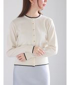 【テチチ/Te chichi】のメタルスクエア釦クルーネックカーディガン 人気、トレンドファッション・服の通販 founy(ファニー) ファッション Fashion レディースファッション Fashion for Women トップス・カットソー Cut & Sew Tops ニット Knit Tops & Sweaters カーディガン・羽織り Layered Style Cardigans クラシカル Classical, Vintage-Inspired コンパクト Compact, Small Size シンプル Simple, Minimal スクエア Square, Square Shape セーター Sweater, Knitwear メタル Metal, Metal Parts エレガント 上品 Elegant 夏 Summer S/S・春夏 SS, Spring/Summer, Warm Season A/W・秋冬 Autumn/Winter thumbnail オフホワイト|ID: prp329100004780000 ipo3291000000035410080