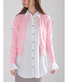 【テチチ/Te chichi】のメタルスクエア釦クルーネックカーディガン 人気、トレンドファッション・服の通販 founy(ファニー) ファッション Fashion レディースファッション Fashion for Women トップス・カットソー Cut & Sew Tops ニット Knit Tops & Sweaters カーディガン・羽織り Layered Style Cardigans クラシカル Classical, Vintage-Inspired コンパクト Compact, Small Size シンプル Simple, Minimal スクエア Square, Square Shape セーター Sweater, Knitwear メタル Metal, Metal Parts エレガント 上品 Elegant 夏 Summer S/S・春夏 SS, Spring/Summer, Warm Season A/W・秋冬 Autumn/Winter thumbnail ピンク|ID: prp329100004780000 ipo3291000000035410083