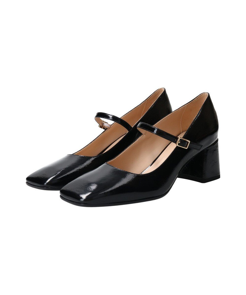【インター ショシュール/INTER-CHAUSSURES】の【FABIO RUSCONI】スクエアトウワンストラップパンプス インテリア・キッズ・メンズ・レディースファッション・服の通販 founy(ファニー) 　ファッション　Fashion　レディースファッション　Fashion for Women　イタリア　Italy　スクエア　Square, Square Shape　ブラックエナメル|ID: prp329100004780007 ipo3291000000034674470