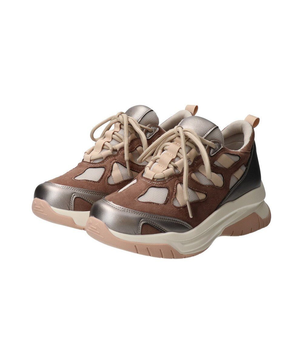 【ブリジット バーキン/Bridget Birkin】の【Bridget Birkin】ボリュームソールメッシュスニーカー インテリア・キッズ・メンズ・レディースファッション・服の通販 founy(ファニー) 　ファッション　Fashion　レディースファッション　Fashion for Women　スニーカー　Sneakers, Trainers　ベージュ|ID: prp329100004780011 ipo3291000000034674481