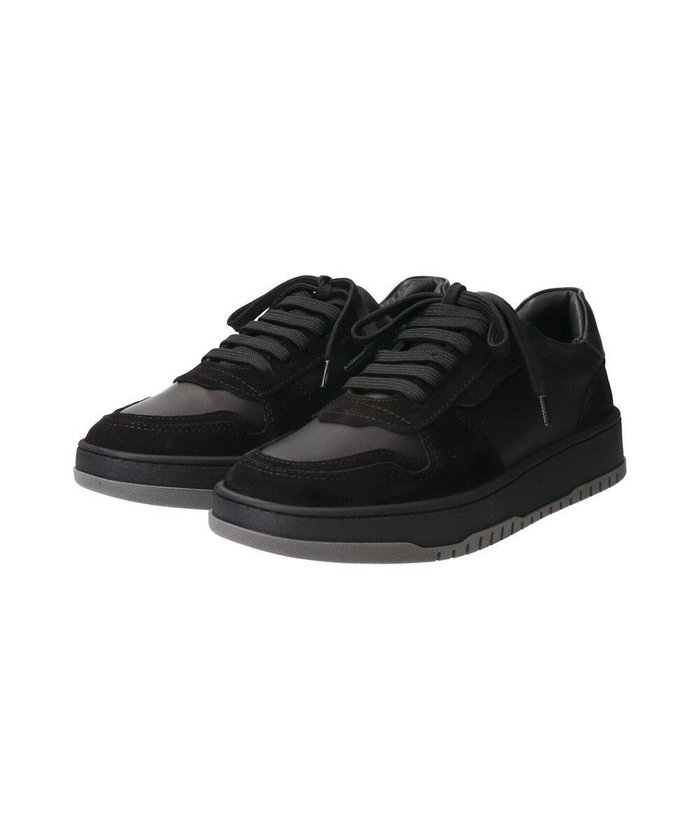 【インター ショシュール/INTER-CHAUSSURES】の【QUSHELI】異素材コンビレースアップスニーカー インテリア・キッズ・メンズ・レディースファッション・服の通販 founy(ファニー) https://founy.com/ ファッション Fashion レディースファッション Fashion for Women コレクション Collection, Seasonal Line シューズ Shoes, Footwear シンプル Simple, Minimal スニーカー Sneakers, Trainers |ID: prp329100004780015 ipo3291000000034674491