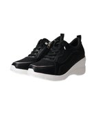 【ブリジット バーキン/Bridget Birkin】の【Round About】サイドジップヒールアップスニーカー 人気、トレンドファッション・服の通販 founy(ファニー) ファッション Fashion レディースファッション Fashion for Women おすすめ Recommended / Our Picks クッション Cushion, Throw Pillow スタイリッシュ Stylish, Fashionable スニーカー Sneakers, Trainers ミックス Mix, Mixed Style 厚底 Platform Shoes 旅行 Travel thumbnail ブラックコンビ|ID: prp329100004780016 ipo3291000000035700040