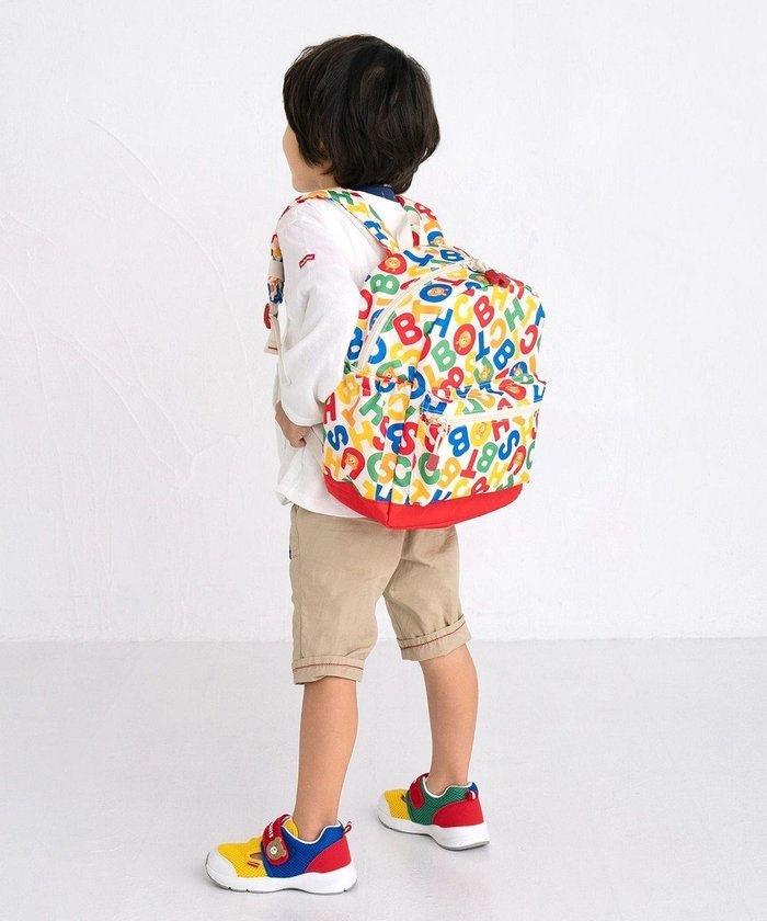 【ミキハウスホットビスケッツ/MIKI HOUSE HOT BISCUITS / KIDS】の【Mサイズ】 ロゴ総柄 リュック インテリア・キッズ・メンズ・レディースファッション・服の通販 founy(ファニー) https://founy.com/ ファッション Fashion キッズファッション Fashion for Kids おすすめ Recommended / Our Picks カラフル Colorful Design クッション Cushion, Throw Pillow メッシュ Mesh, Net Fabric リュック Backpack, Rucksack 人気 Popular, Best Seller 軽量 Lightweight, Ultra Light |ID: prp329100004780030 ipo3291000000034674554