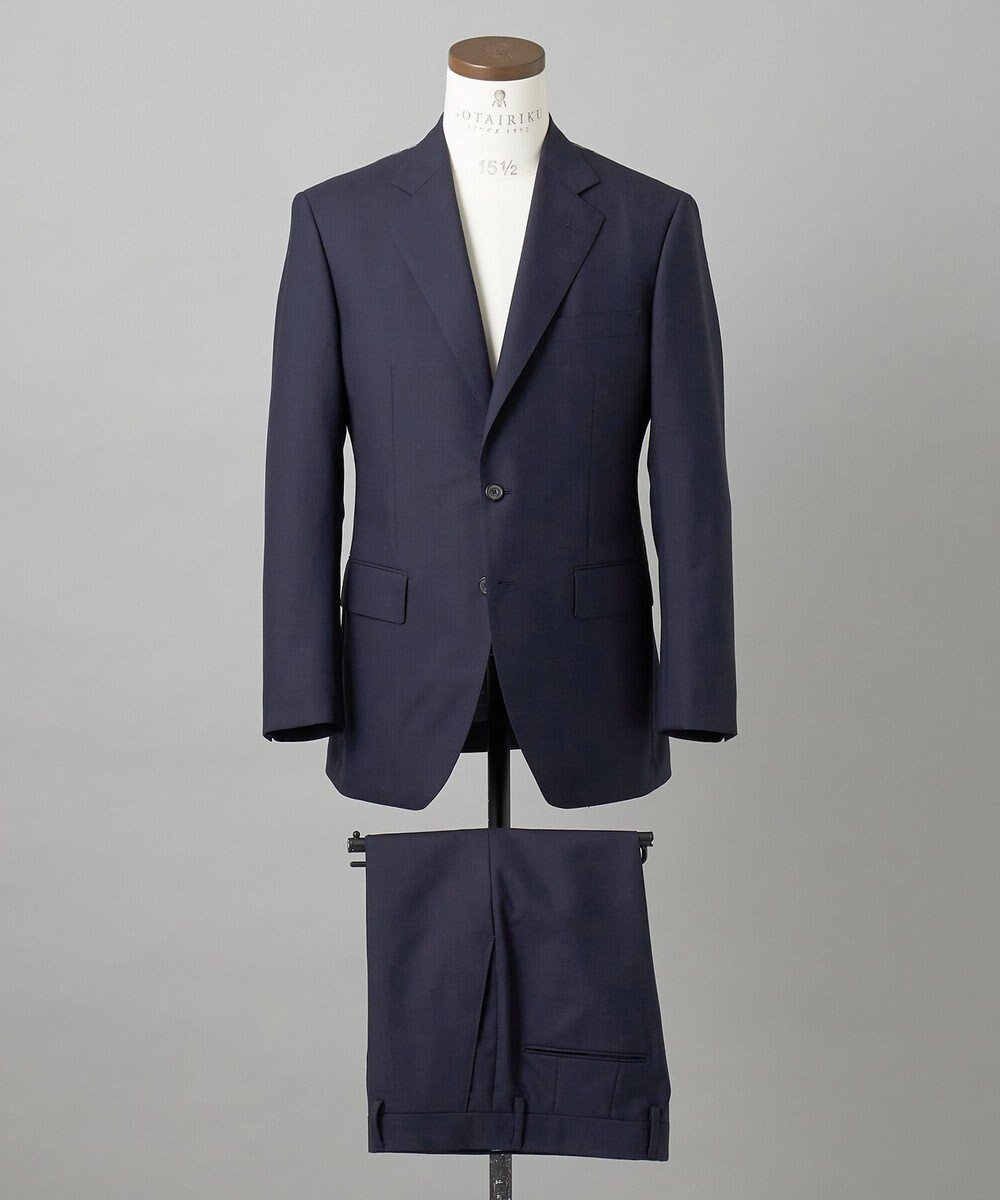 【五大陸/gotairiku / MEN】の【山栄毛織】ウールモヘア インテリア・キッズ・メンズ・レディースファッション・服の通販 founy(ファニー) 　ファッション　Fashion　メンズファッション　Fashion for Men　セットアップ　Matching Sets　シェイプ　Shape, Slim Fit　スーツ　Suit, Formalwear　セットアップ　Set-Up, Coordinated Outfit　テーパード　Tapered, Tapered Pants　レギュラー　Regular, Standard Fit　夏　Summer　春　Spring　S/S・春夏　SS, Spring/Summer, Warm Season　ネイビー系8|ID: prp329100004780036 ipo3291000000034674583