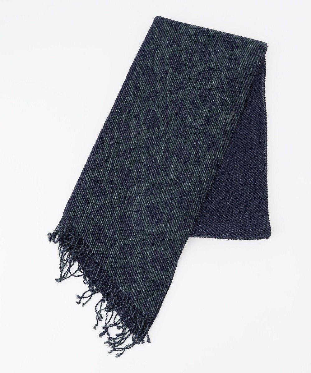 【ジョゼフ オム/JOSEPH HOMME / MEN】のシルクカシミヤ プリーツストール オーナメント柄 インテリア・キッズ・メンズ・レディースファッション・服の通販 founy(ファニー) ファッション Fashion メンズファッション Fashion for Men ショール Shawl, Wrap シルク Silk, 100% Silk ストール Stole, Wrap プリーツ Pleats, Pleated ミックス Mix, Mixed Style エレガント 上品 Elegant 切替 Switching, Contrast Panel A/W・秋冬 Autumn/Winter ピーコックグリーン系|ID: prp329100004780041 ipo3291000000034674621