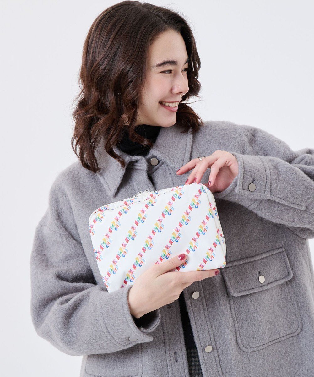【レスポートサック/LeSportsac】のEXTRA LARGE RECTANGULAR COSMETIC/デイ&ナイトNYCコスメティック 人気、トレンドファッション・服の通販 founy(ファニー) 　ファッション　Fashion　レディースファッション　Fashion for Women　ミニ財布・二つ折り財布　Wallets & Card Cases　ポーチ&ミニバッグ　Pouches & Mini Bags　カラフル　Colorful Design　コレクション　Collection, Seasonal Line　財布　Wallet, Purse　ダブル　Double, Double-Breasted　手帳　Planner, Notebook　ニューヨーク　New York, NYC Style　ネオン　Neon, Neon Color　ポケット　Pocket, Pocket Detail　ポーチ　Pouch, Small Case　ワーク　Workwear, Utility Style　おすすめ　Recommended / Our Picks　旅行　Travel　 other-1|ID: prp329100004780089 ipo3291000000034674854