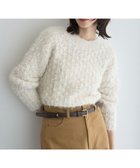 【イェッカ ヴェッカ/YECCA VECCA】のフェザーモールニット Ivory|ID: prp329100004780094 ipo3291000000034674870