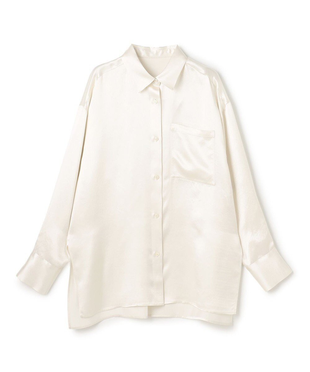 【アンクレイヴ/uncrave】のアセテートヴィンテージサテン ミドルシャツ 人気、トレンドファッション・服の通販 founy(ファニー) 　ファッション　Fashion　レディースファッション　Fashion for Women　トップス・カットソー　Cut & Sew Tops　シャツ・ブラウス・オフィスカジュアル　Elegant Blouses & Button-Ups　セットアップ　Set-Up, Coordinated Outfit　マーメイド　Mermaid, Fishtail Silhouette　ミドル　Middle Length, Mid Height　ワイド　Wide, Wide Fit　ヴィンテージ　Vintage Style　エレガント 上品　Elegant　吸水　Absorbent, Quick-Dry　A/W・秋冬　Autumn/Winter　 other-1|ID: prp329100004780101 ipo3291000000034674904