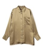 【アンクレイヴ/uncrave】のアセテートヴィンテージサテン ミドルシャツ カーキベージュ|ID: prp329100004780101 ipo3291000000034674906