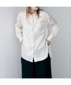 【アンクレイヴ/uncrave】のアセテートヴィンテージサテン ミドルシャツ 人気、トレンドファッション・服の通販 founy(ファニー) ファッション Fashion レディースファッション Fashion for Women トップス・カットソー Cut & Sew Tops シャツ・ブラウス・オフィスカジュアル Elegant Blouses & Button-Ups セットアップ Set-Up, Coordinated Outfit マーメイド Mermaid, Fishtail Silhouette ミドル Middle Length, Mid Height ワイド Wide, Wide Fit ヴィンテージ Vintage Style エレガント 上品 Elegant 吸水 Absorbent, Quick-Dry A/W・秋冬 Autumn/Winter thumbnail オフ|ID: prp329100004780101 ipo3291000000035549506