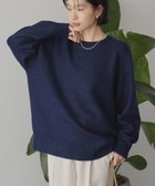 【アメリカンホリック/AMERICAN HOLIC】のラグランラメニットプルオーバー Navy|ID: prp329100004780104 ipo3291000000034674928