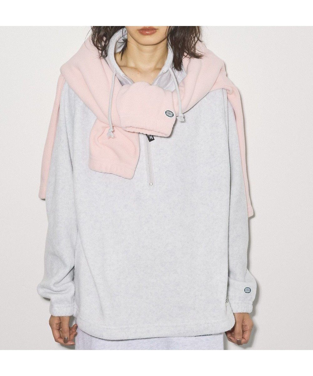 【アメリカンホリック/AMERICAN HOLIC】のDiscus フリースハーフジッププルオーバー インテリア・キッズ・メンズ・レディースファッション・服の通販 founy(ファニー) 　ファッション　Fashion　レディースファッション　Fashion for Women　トップス・カットソー　Cut & Sew Tops　レディースパーカー・カジュアルフーディー　Casual Hoodies & Sweatshirts　カジュアルプルオーバー・ニットトップス　Pullovers & Knit Tops / Casual Pullovers　スウェット・クルーネックトップス　Sweatshirts & Crewnecks / Relaxed Fit Sweat Tops　アメリカン　American Style　スウェット / スエット　Sweatshirt, Sweatwear　スタイリッシュ　Stylish, Fashionable　ドローコード　Drawcord, Drawstring Cord　ポケット　Pocket, Pocket Detail　A/W・秋冬　Autumn/Winter　Oatmeal|ID: prp329100004780105 ipo3291000000034674930