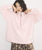 【アメリカンホリック/AMERICAN HOLIC】のDiscus フリースハーフジッププルオーバー Pink|ID: prp329100004780105 ipo3291000000034674932