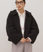 【アメリカンホリック/AMERICAN HOLIC】の衿付きボアブルゾン Black|ID: prp329100004780110 ipo3291000000034674948