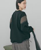 【アメリカンホリック/AMERICAN HOLIC】の異素材ドロスト配色プルオーバー Black|ID: prp329100004780111 ipo3291000000034674952