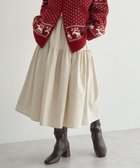 【アースミュージックアンドエコロジー/earth music&ecology】のウエストシャーリングティアードスカート Ivory|ID: prp329100004780115 ipo3291000000034674970