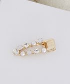 【メゾンドフルール/Maison de FLEUR】のメタルビジュークリップ 人気、トレンドファッション・服の通販 founy(ファニー) ファッション Fashion レディースファッション Fashion for Women シュシュ&ヘアアクセ/ヘアアレンジ Scrunchies & Hair Accessories おすすめ Recommended / Our Picks アクセサリー Fashion Accessories ギフト プレゼント Gift / Present バレッタ Barrette, Hair Clip ビジュー Bijou, Jewel-like Accent ホリデーシーズン Holiday Season thumbnail White|ID: prp329100004780134 ipo3291000000035697319