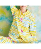 【ツモリチサト スリープ/tsumori chisato SLEEP】のツモリチサト パジャマ 綿100%(本体) スムース素材 長袖 長ズボン レディース UDX597 /ワコール イエロー|ID: prp329100004780138 ipo3291000000034675059