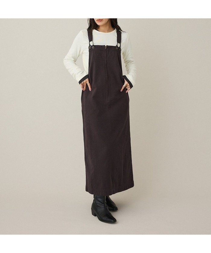 【クラフトスタンダードブティック/CRAFT STANDARD BOUTIQUE】のフロントジップジャンパースカート インテリア・キッズ・メンズ・レディースファッション・服の通販 founy(ファニー) https://founy.com/ ファッション Fashion レディースファッション Fashion for Women スカート Skirts インナー Innerwear ショルダー Shoulder, Shoulder Strap ショート Short, Short Length スリット Slit, Slit Detail タートルネック Turtleneck, High Neck ツイル Twist, Twisted Detail バランス Balance, Style Balance フロント Front, Front Design ポケット Pocket, Pocket Detail ロング Long, Long-Length ワーク Workwear, Utility Style A/W・秋冬 Autumn/Winter エレガント 上品 Elegant |ID: prp329100004780144 ipo3291000000034675077