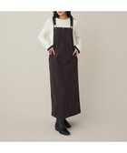 【クラフトスタンダードブティック/CRAFT STANDARD BOUTIQUE】のフロントジップジャンパースカート Charcoal Gray|ID: prp329100004780144 ipo3291000000034675078
