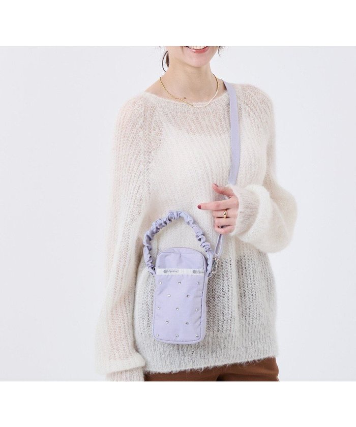 【レスポートサック/LeSportsac】のGH MINI PHONE XBODY/ビジューソフトラベンダー インテリア・キッズ・メンズ・レディースファッション・服の通販 founy(ファニー) https://founy.com/ ファッション Fashion レディースファッション Fashion for Women アクセサリー Fashion Accessories ギャザー Gathered, Ruffled コレクション Collection, Seasonal Line 軽量 Lightweight, Ultra Light ショルダー Shoulder, Shoulder Strap 人気 Popular, Best Seller ビジュー Bijou, Jewel-like Accent プリント Print, Printed Pattern ポケット Pocket, Pocket Detail ポシェット Pochette, Mini Bag ポーチ Pouch, Small Case ラベンダー Lavender エレガント 上品 Elegant ホリデーシーズン Holiday Season スマホケース Smartphone Case |ID: prp329100004780149 ipo3291000000034675091