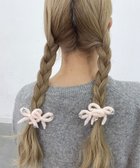 【ウィゴー/WEGO】のL2Pニットリボンクリップ ライトピンク|ID: prp329100004780154 ipo3291000000034675104