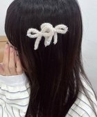 【ウィゴー/WEGO】のL2Pニットリボンクリップ ベージュ|ID: prp329100004780154 ipo3291000000034675105