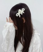 【ウィゴー/WEGO】のL2Pニットリボンクリップ オフホワイト|ID: prp329100004780154 ipo3291000000034675106