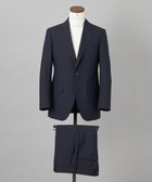 【五大陸/gotairiku / MEN】の【オールシーズン対応】WOOL×POLYESTER ライトウェイト スーツ(ネイビーストライプ) ネイビー系1|ID: prp329100004780784 ipo3291000000034685411